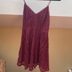 eooté deep magenta spaghetti strap dress, size m
